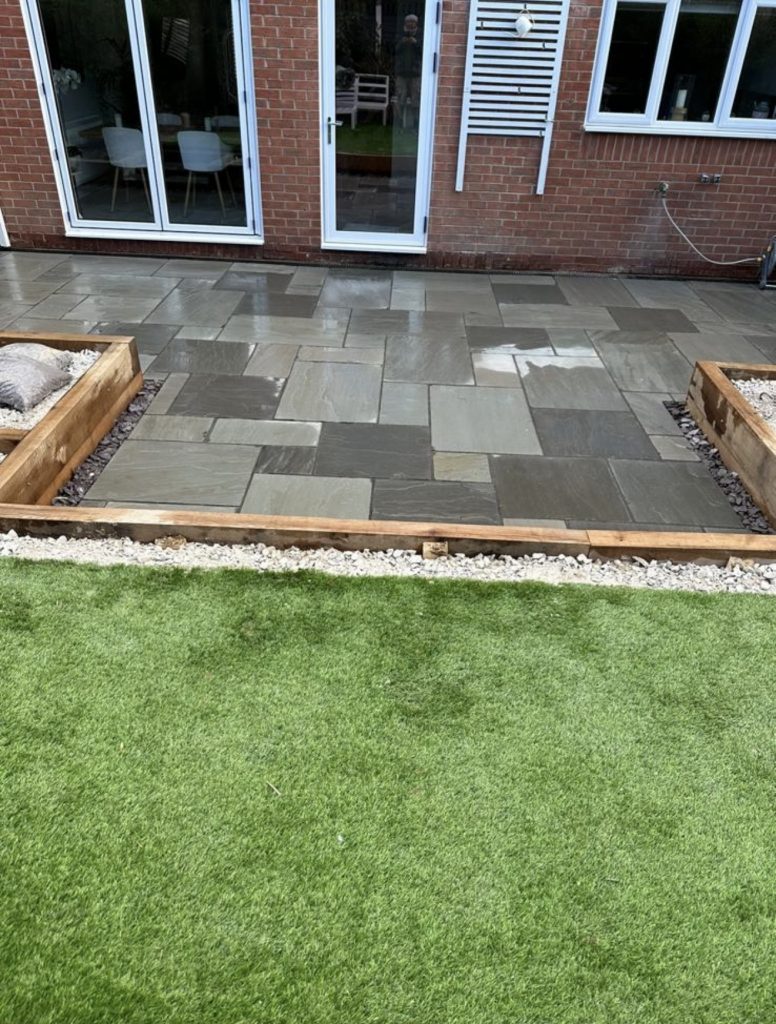 Indian Sandstone and Oak Railway Sleepers