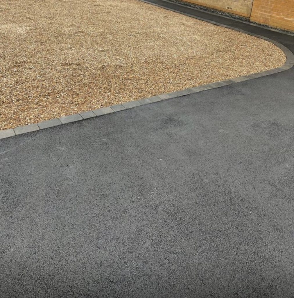 Shingle and Tarmac Driveway