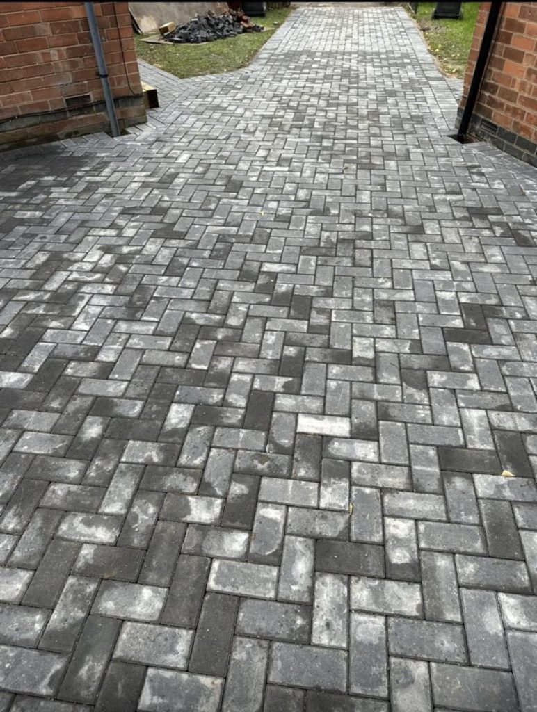 lock Paved Double Driveway